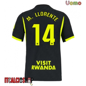 Atletico Madrid Marcos Llorente #14 Seconda Maglia 2026-27 Manica Corta